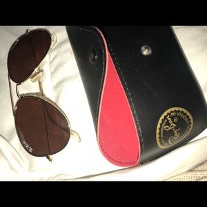 Ray Ban Aviator Sunglasses( polarized )